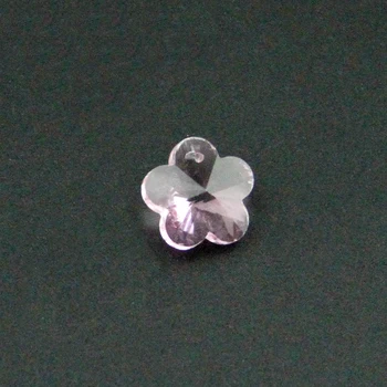 

Sparkling 500pcs One Hole Pink 14mm Crystal Plum Flower/Blossom Beads For Wedding Strands Glass Lamp Pendants Decoration