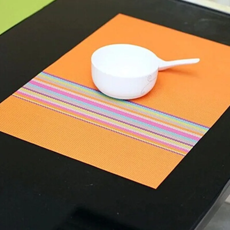 4 шт./компл. столовые подставки из ПВХ для обеденного стола набор ковриков De Table Bowl