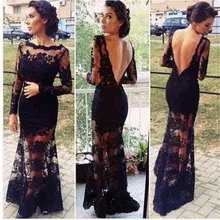 Freies verschiffen 2016 Neue Mode Frauen Lange Sexy Lady Lange Kleid schwarze kleider