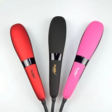 NASV 300 ЖК-светодиодный дисплей с температурным дисплеем, расческа для выпрямления волос, Автоматическая прямая щетка для волос, утюжок для волос