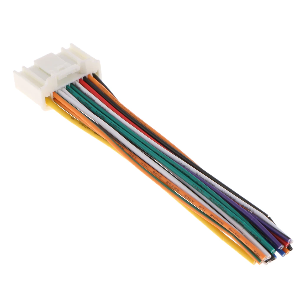 Dual Car Audio Wiring Harness Stereo 12 Pin Wire Connector For Nissan Tiida Dual Car Audio Wiring Harness Stereo 12 Pin Wire Connector For Nissan Tiida