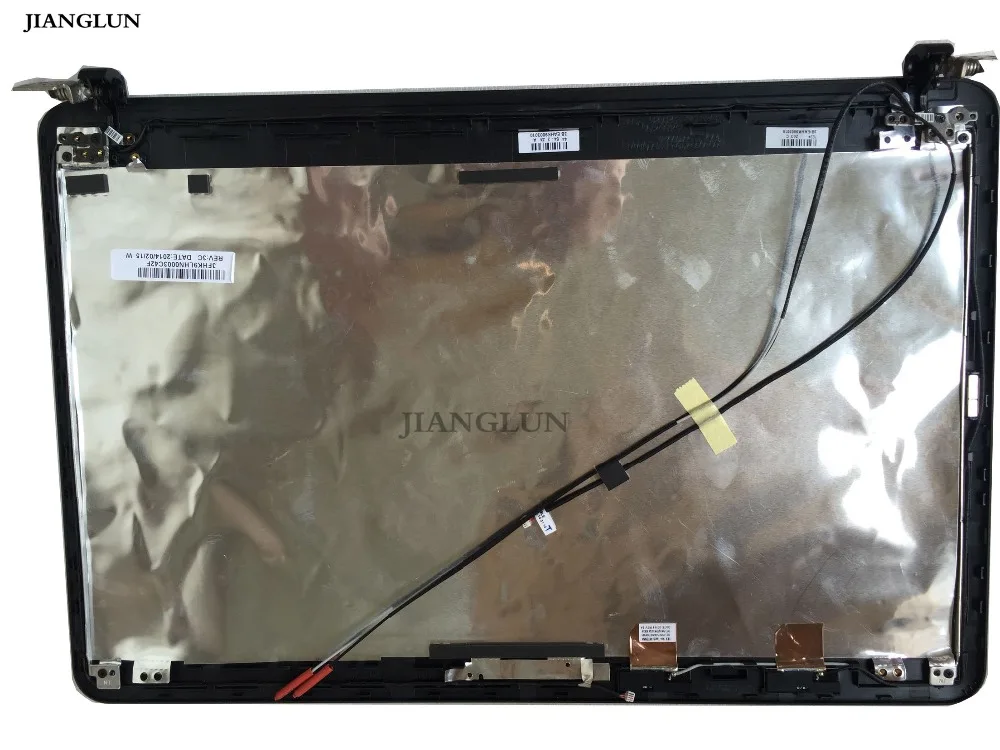 

JIANGLUN New LCD Back Cover with hinges For Sony Svf142 SVF142C29L SVF142A29T SVF1421BYCP SVF142A25T SVF143A1RT Black Color