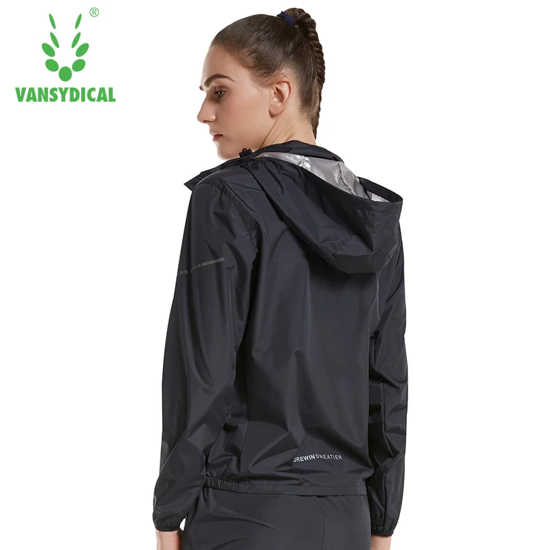 Женские топы для бега, уличные тренировочные куртки с капюшоном, быстросохнущая одежда для фитнеса, тренажерного зала, спортивные куртки Vansydical