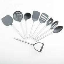 2016 neue Küche Liefert 9 stücke Nylon Geschirr Set MIT Neun Funktion Kochen Werkzeuge Setzen Gute Küche Helfer Heißer Verkauf