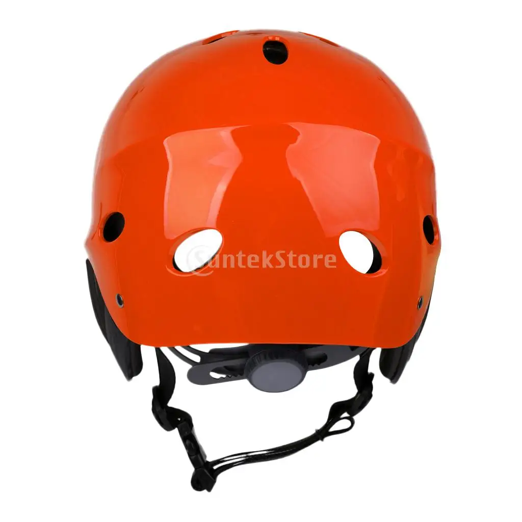 Шлем безопасности для взрослых и детей, для водных видов спорта, каяк, каноэ, лодка, парусный спорт, для серфинга, SUP, весло, Вейкборд, спасательный жесткий колпачок, одобренный CE, M/L - Цвет: Orange L