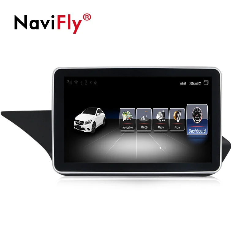 Top NaviFly 9 inch 4G LTE Car gps multimedia player for Mercedes Benz E Class W212 2009-2015 Android 7.1 Quad core 3GB+32GB WIFI BT 1