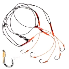 10 шт. Нержавеющая сталь Строка Хук анти-обмотки установок поворотный biat Рыбалка Крючки Рыбалка приманки Рыбалка строка Рыбалка снасти