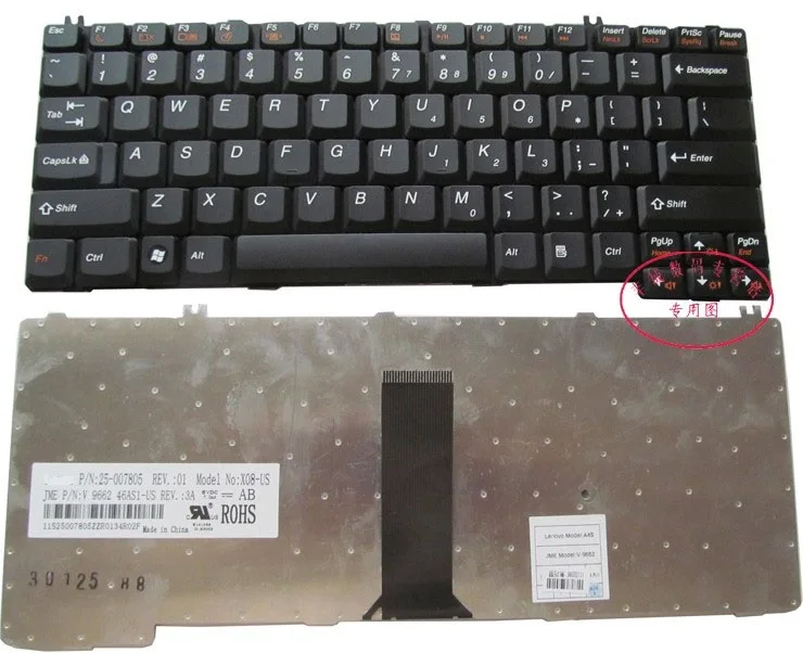 SSEA новая клавиатура для ноутбука Lenovo 3000 C100 N100 N200 N500 G430 G530 V100 V450 V550 | Компьютеры и