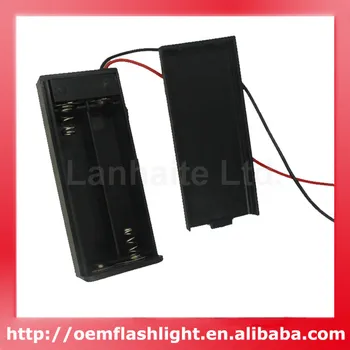 

2 x AAA Battery Holder Case with Cover and Switch