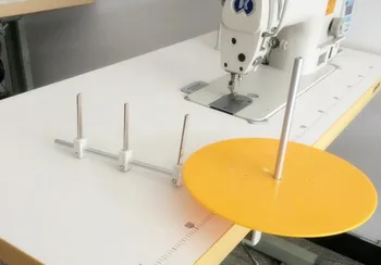 

FLAT SEWING MACHINE parts simultaneous car wrapping ribbon reel disk: Interlock Machine carousel tray