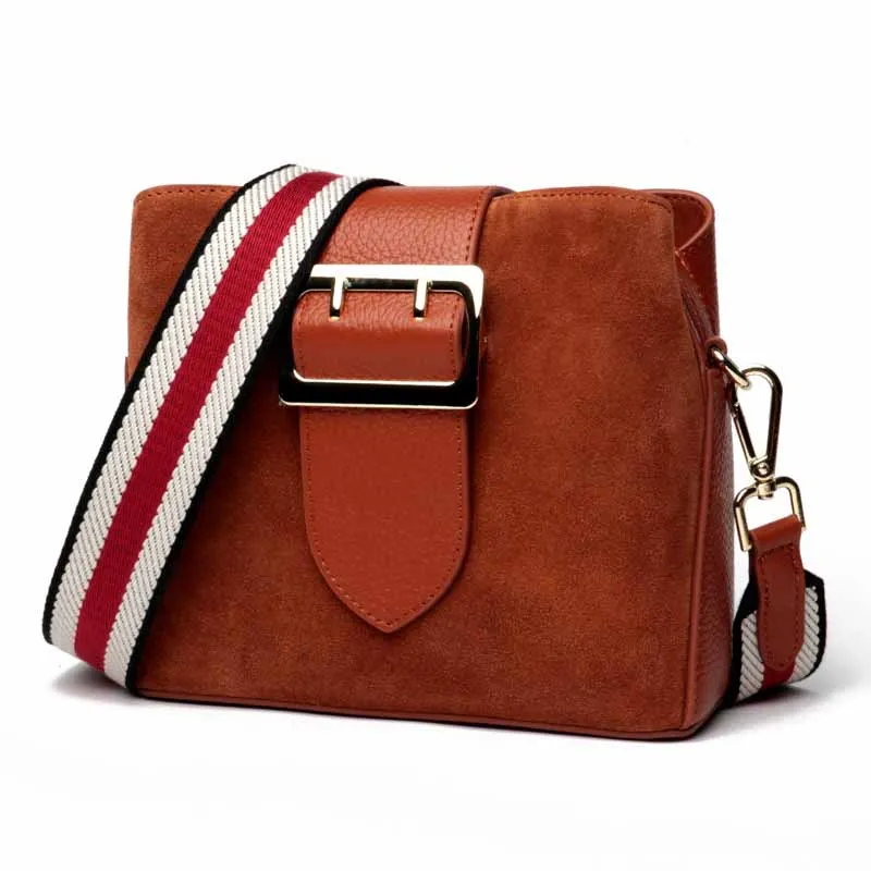 

2019 Genuine Leather Messenger Bag Vintage Ladies Handbags Women Bags Shoulder Bag Fashion Teenager Design Travel Classic Bag