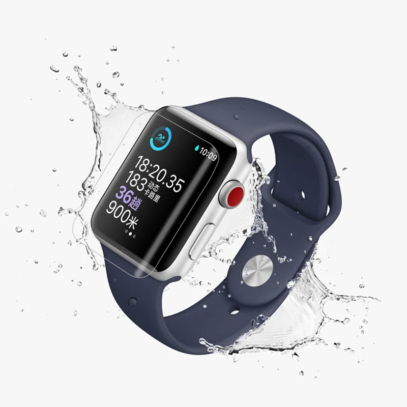 2.5D Гидрогелевая пленка для Apple Watch 38 мм 42 серия 4 3 2 1 Защитная экрана Защита от