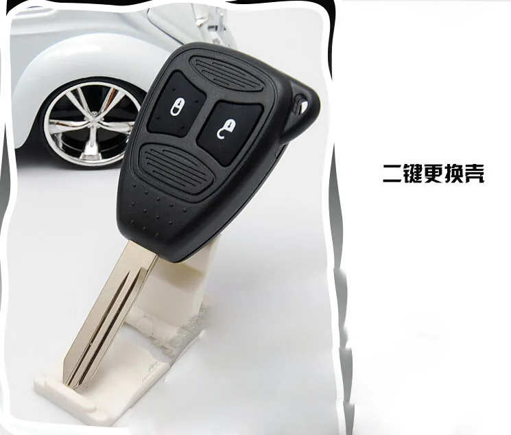 

2 Button Replacement Remote Key Shell Case For Chrysler Grand Voyager 300C Fob Key Cover 5PCS/lot
