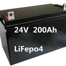 Подгонянный LiFePO4 24V 200Ah Аккумулятор для хранения солнечной электростанции UPS системы хранения энергии резервного питания вилочного погрузчика