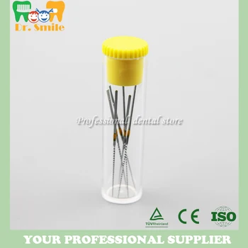 

1 Box Woodpecker Niti Endodontic Files YELLOW U-file 20# for Root Canal Cleaning(6pcs)