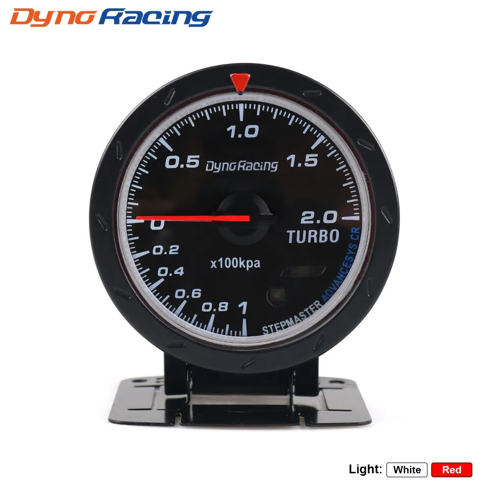 Turbo Boost Gauge Dynoracing 60 мм вольт метр Температура воды Температура масла Датчик турбо Boost манометр масла пресс метр выхлопных газов temp датчик EGT Вакуумный датчик - Цвет: Turbo Boost Gauge