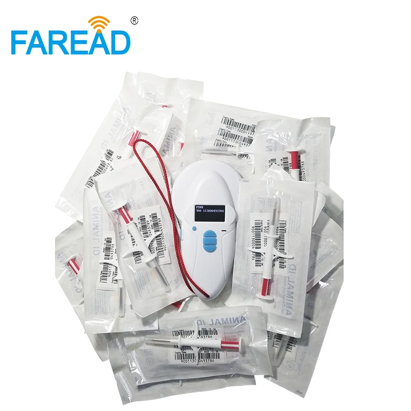 X1pc pet USB Buletooth портативный считыватель развертки животных + x60pcs 134 2 KHz 12x12mm FDX B шприц