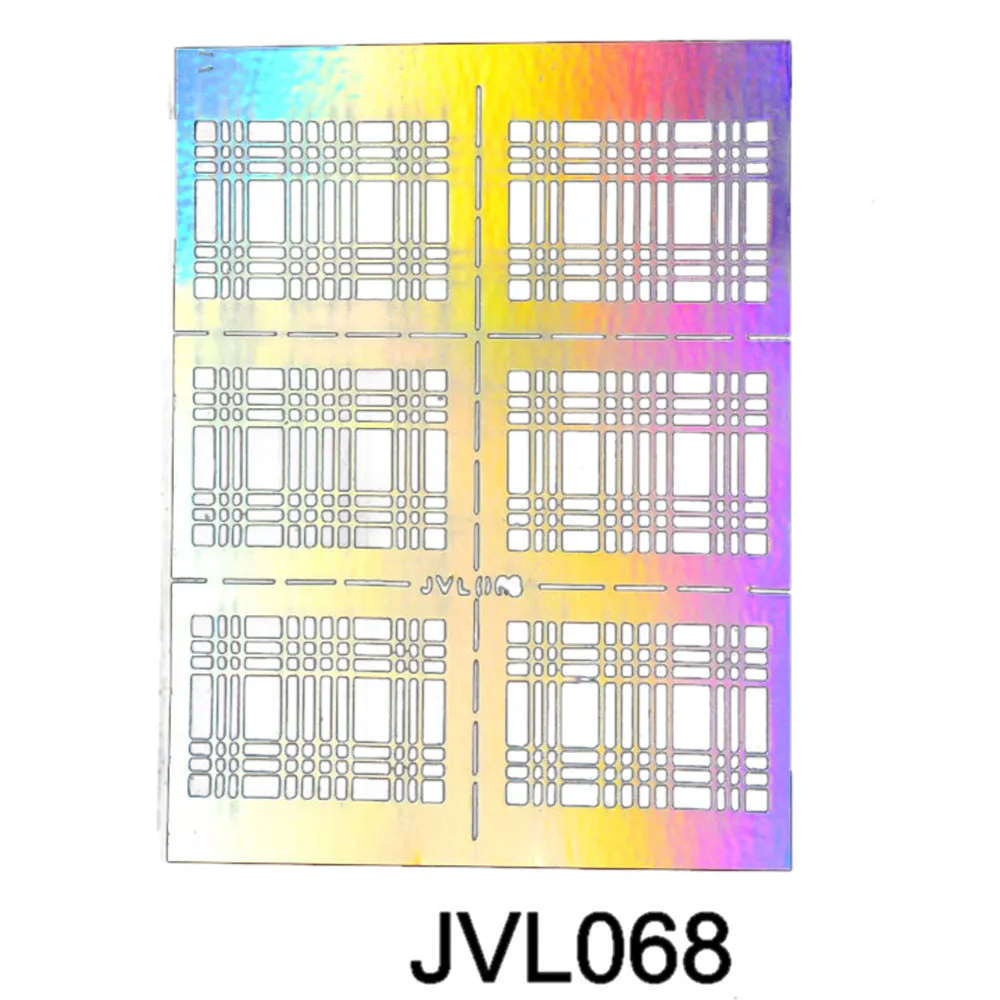 Ногтей полые наклейки-трафарет руководство по переводу шаблон различные конструкции маникюр Лак для ногтей искусство украшения двойного назначения# pl032