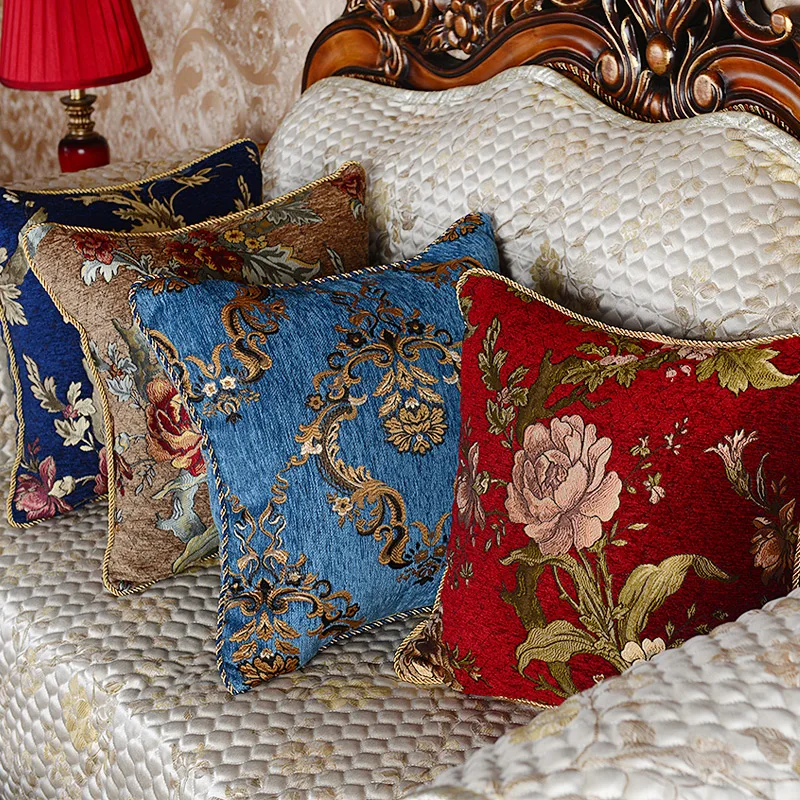 Luxury gold velvet cushions Luxury pillow Decorative cushion