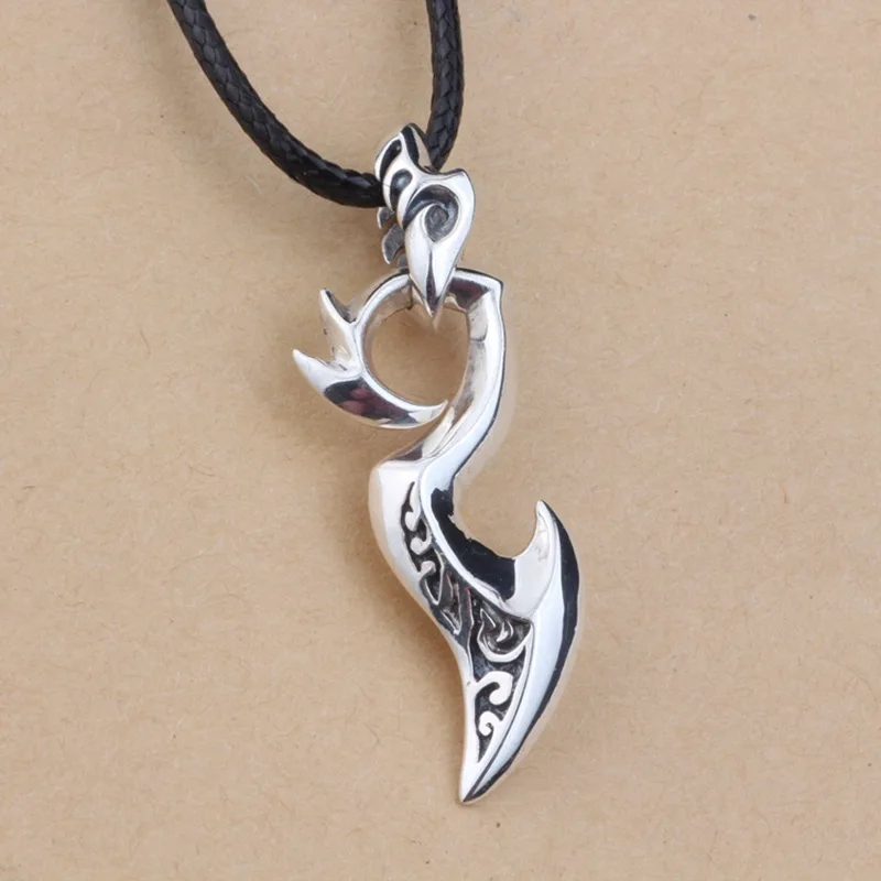 

2019 Hot Sale Cluci Cage Pendants Asg Thai Phoenix Totem S925 Pure Ornaments Essence Pendant Dragon Wing Couples Men And Women