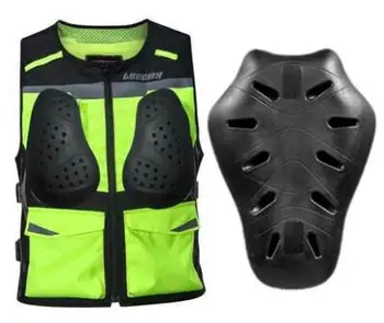 

Motocross Racing reflective men women Vest Motorcycle Night Riding Jacket Veste with CE protectors