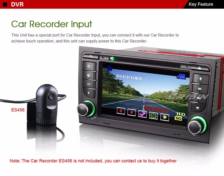 Sale 7" Special Car DVD for Audi A4 2002-2007 & Audi S4/RS4/8E/8F/B9/B7/RNS-E with External Car Recorder Support 9 Sale 7" Special Car DVD for Audi A4 2002-2007 & Audi S4/RS4/8E/8F/B9/B7/RNS-E with External Car Recorder Support 9