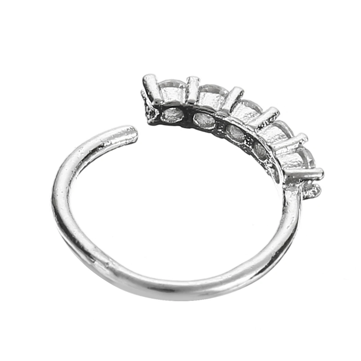 Шелтвёрдый пирсинг в стиле панк ювелирные изделия для тела винтажные стразы кольцо в нос из нержавеющей стали Шарм 5 кристаллов кольца для носа Bijoux