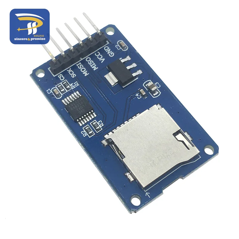 Микро-sd карта Мини TF кардридер модуль SPI интерфейсы с преобразователем уровня чип 5 В/3,3 В для Arduino DIY KIT