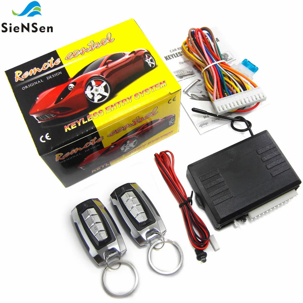 

SieNSen Universal 1 Set DC 12V Car Auto Alarm Remote Central Door Locking Vehicle Keyless Entry System Kit M616-8171