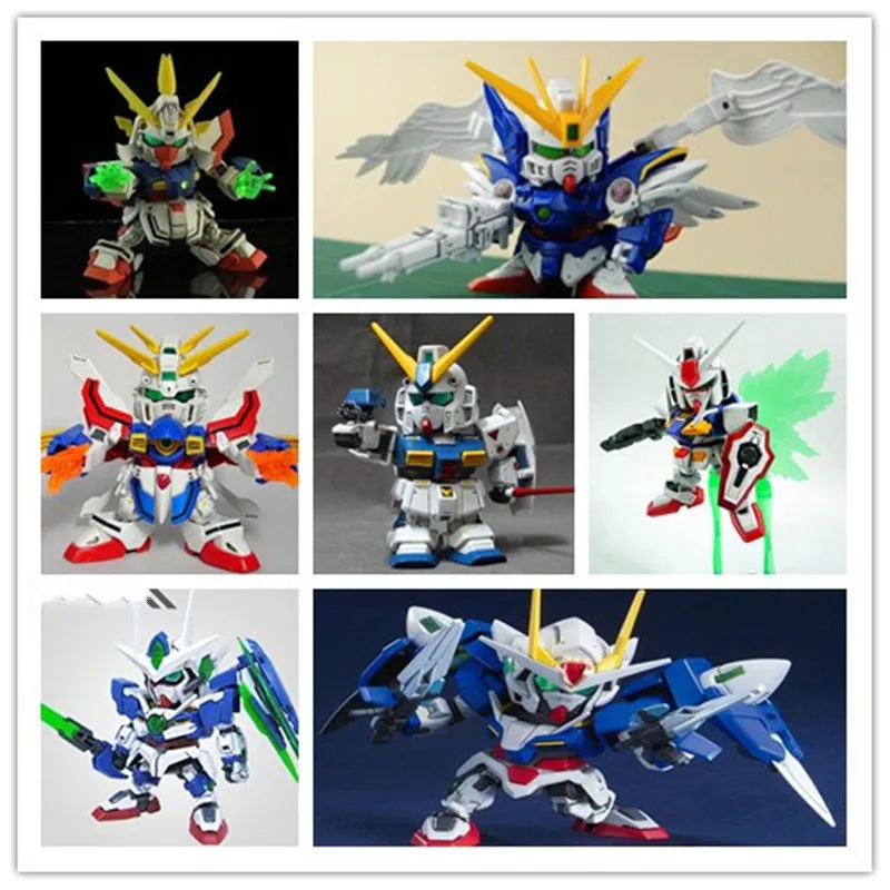 

9cm Anime unicorn wing Model Action Figuras Assembled Robot Puzzle Gift