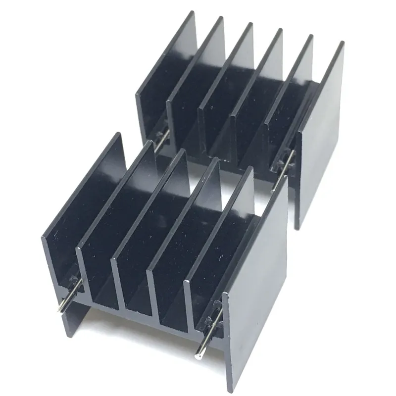 Free Shipping Wholesale 100PCS Transistor heatsink aluminum radiator 25X30X25MM Diode heat spreader 4