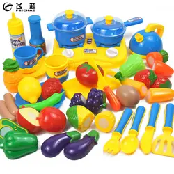 34 шт. фруктовые и овощные ломтики обувь для мальчиков девочек Детская игрушечная домашняя кухня игрушечные лошадки пособия по кулинарии