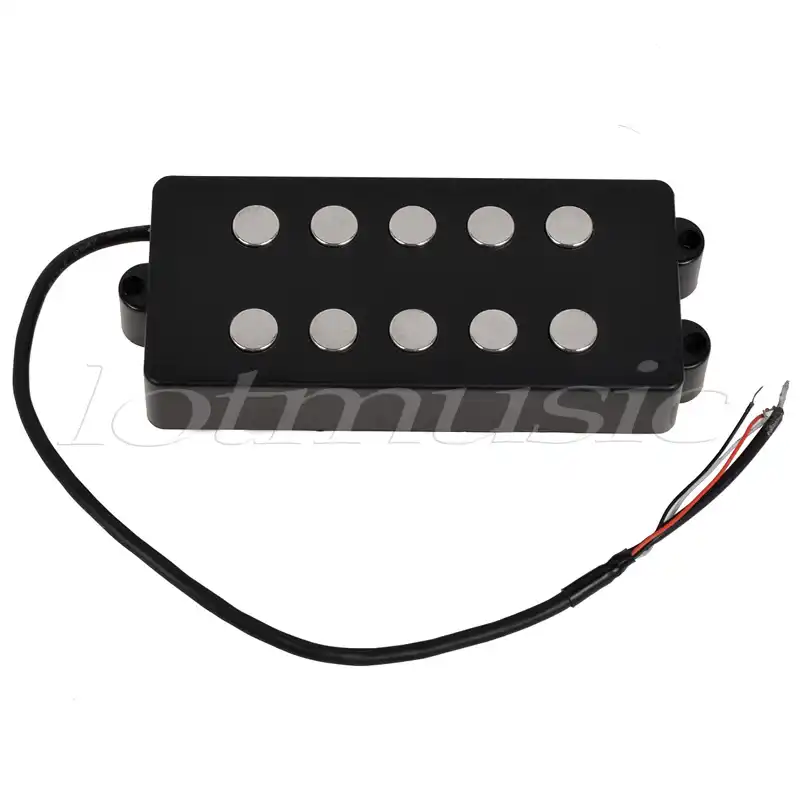 Kmise Different Black 4 5 6 String Bass Guitar Pickup Humbucker For