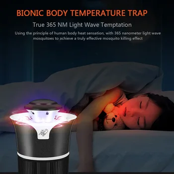 

Pest Reject Control Electronic LED Mosquito Lamp Anti Mosquito Repeller Insect Killer USB Photocatalyst Mosquito Killer Lamp