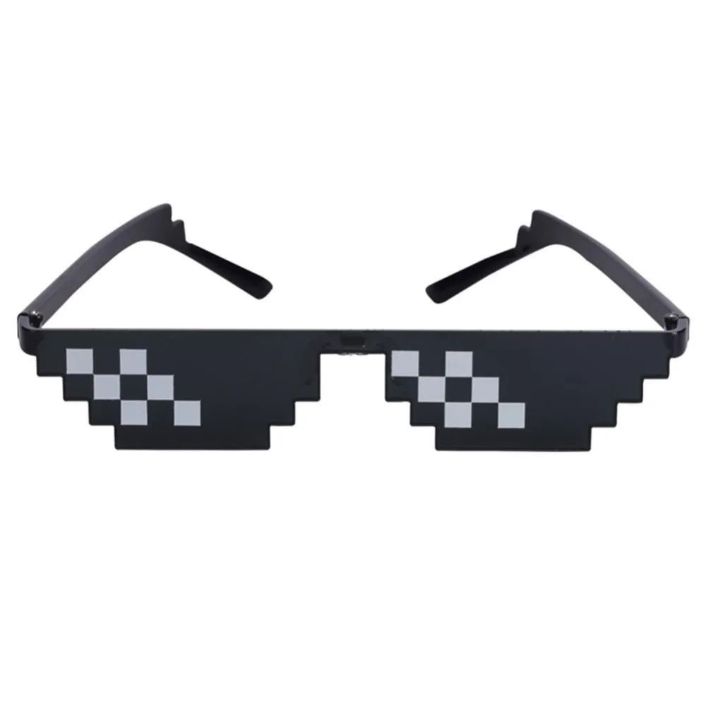 1 шт. Thug Life очки Pixel солнцезащитные очки Swag вечерние реквизиты Panda Meme вечерние сувениры с этим пиксели Рождественское украшение