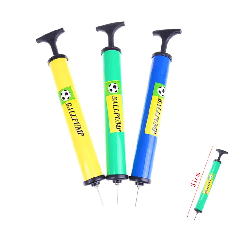 12 Inch Basketball Football Air Pump Inflator Plastic Steel Handle