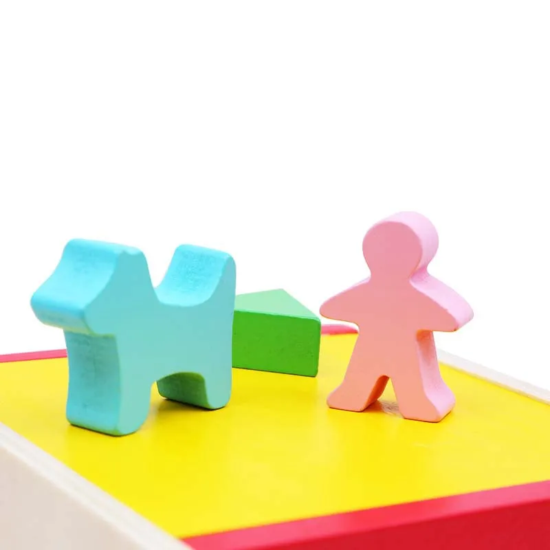 Caixa de Feitiço Mãos e Cérebros das Crianças com Iluminação Brinquedos de Madeira Brinquedos Educativos Cego Toque Adivinhação 2 Brinquedos educativos caixa de feitiço cego mãos