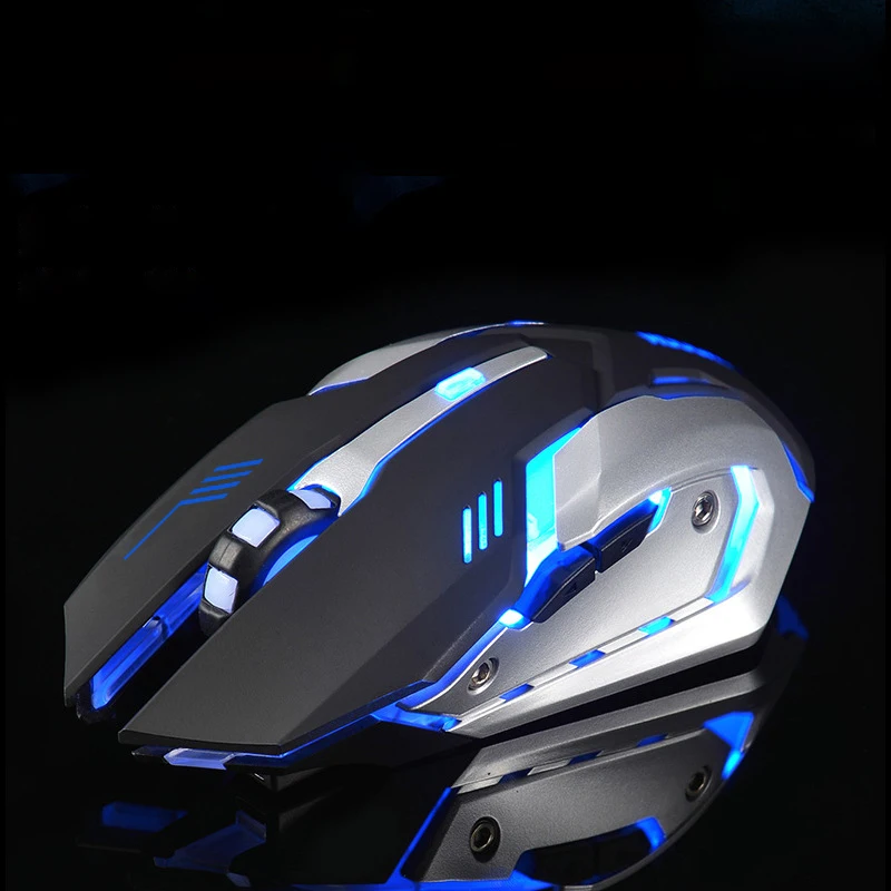  Mouse New 2.4GHz Wireless Mouse Rechargeable Silent USB Optical Ergonomic Gaming Mini Micefor for C