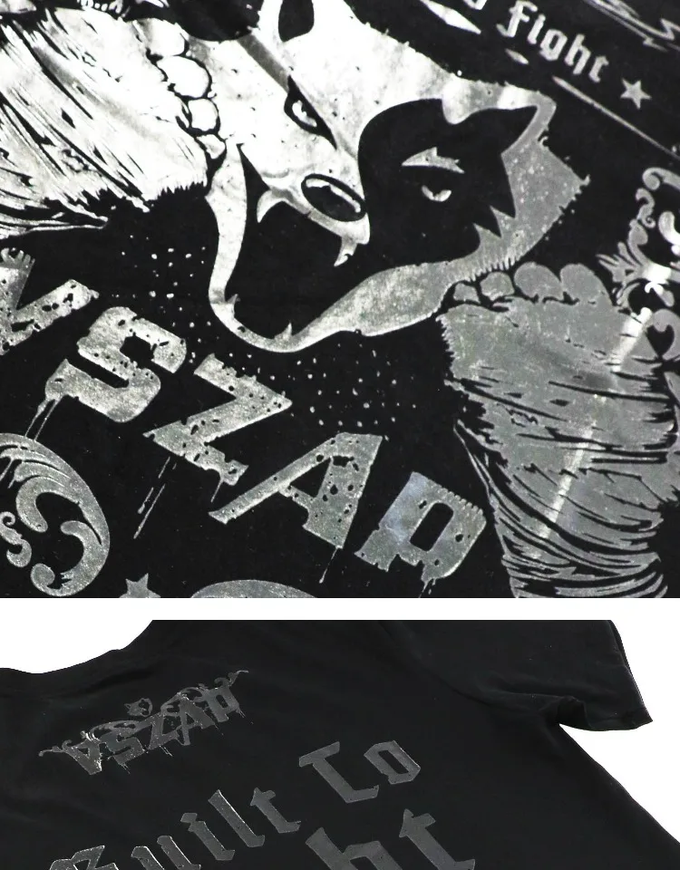 VSZAP MMA одежда компрессионные рубашки Рашгард Фитнес Базовый слой кожи туго тяжелого подъема мужские футболки Muay Thai Boxe