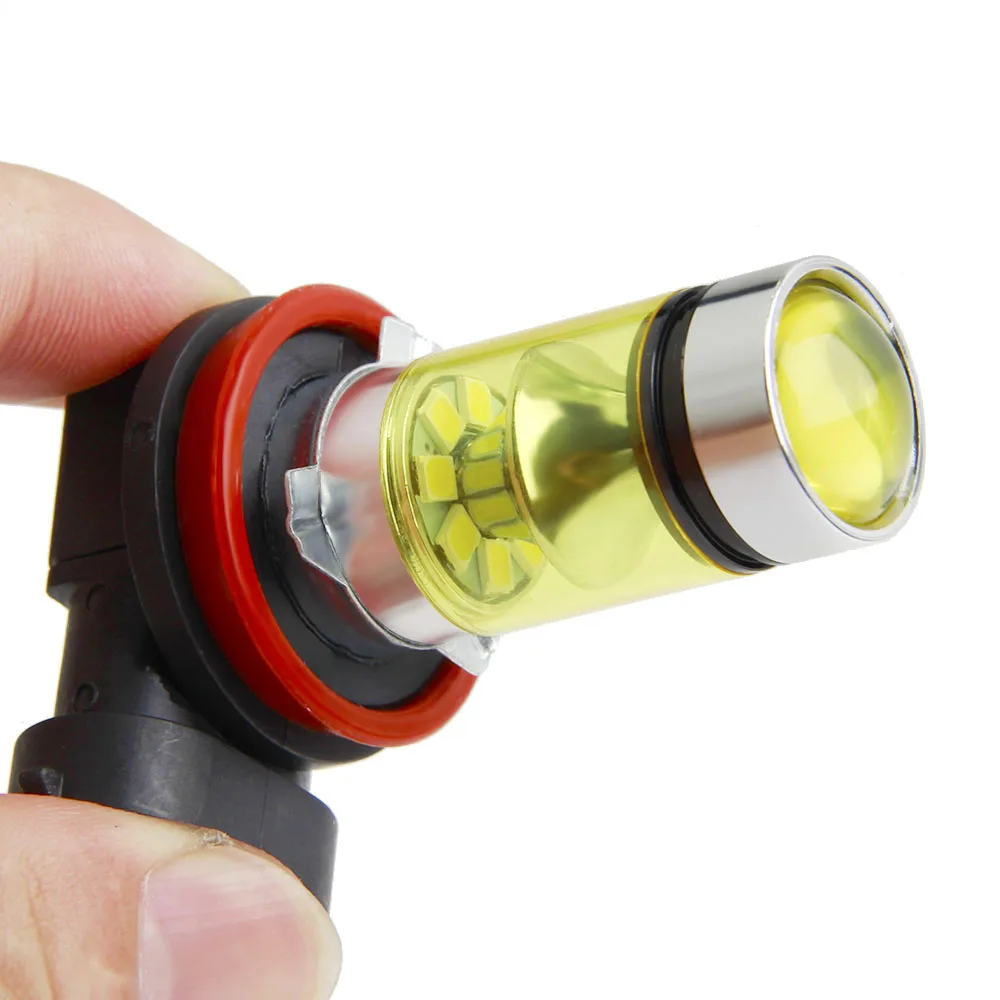 H11 LED H8 H16 Car Fog Bulbs HB3/9005 9006/HB4 5202 High Power 3030 20SMD Led Lamp For Auto Car Lights Day Running Light