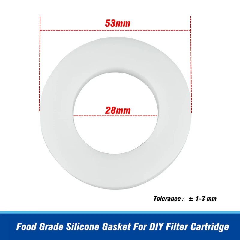 Запчасти фильтра для воды od 52 мм x ID 28 мм Еда Класс силиконовая прокладка для 10 "и 20" фильтр для воды картридж