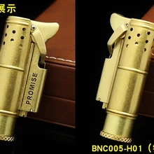 XGQ 2 цвета PROMISE бренд латунь Керосин Зажигалка Второй мировой войны с деревянной коробкой