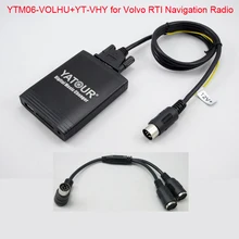 YATOUR SD USB MP3 плеер для Volvo RTI навигация Радио HU-series Yt-m06 цифровой музыкальный Changer Mp3 интерфейс