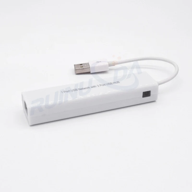 3 порта USB к rj45 lan сетевой карты для ноутбука рабочего combo адаптер разветвитель
