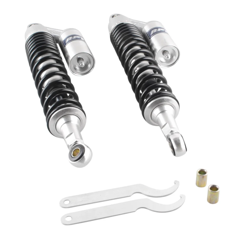 Universal 15 3/4" 400mm Motorcycle Air Shock Absorber Rear Suspension For Yamaha Motor Scooter ATV Quad Gokart Nitrogen