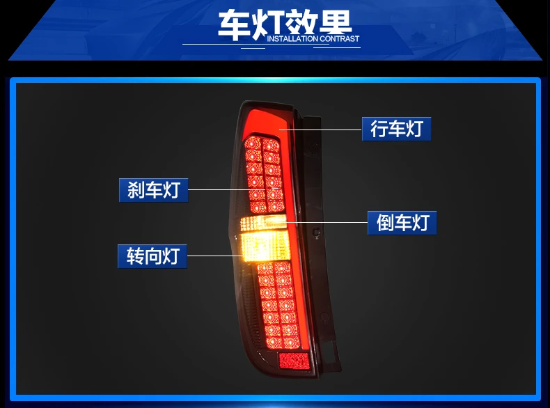 Автомобильный Стайлинг для Светодиодный CVX задний фонарь для hyundai MPV Субару Outback H-1 Wagon задних сигнальных огней, 2011-2014 Starex H1 задние фары DRL +