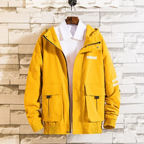 

Men's jacket Korean version plus velvet trend clothes Workwear tide jacket loose spring and autumn boys shirt