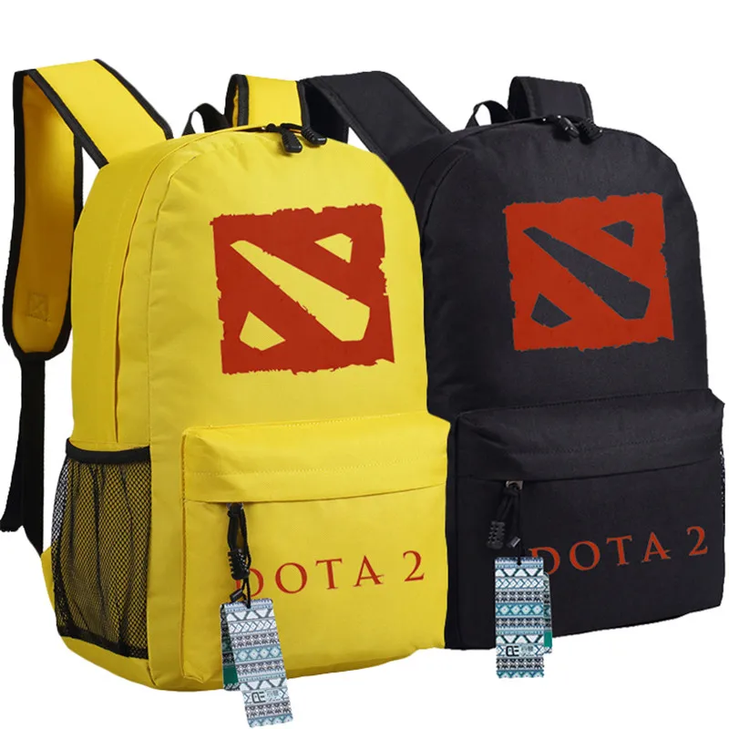  DOTA 2 TI 7 Logo Teenager Printing Backpack Bag Dota 2 Anime Book Students Shoulder Bag Cosplay Gif