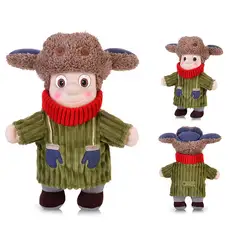 1 шт. 28 см милые снег Горный Охотник Мягкие плюшевые куклы творческий забавные плюшевые игрушки для мальчиков и девочек подарок