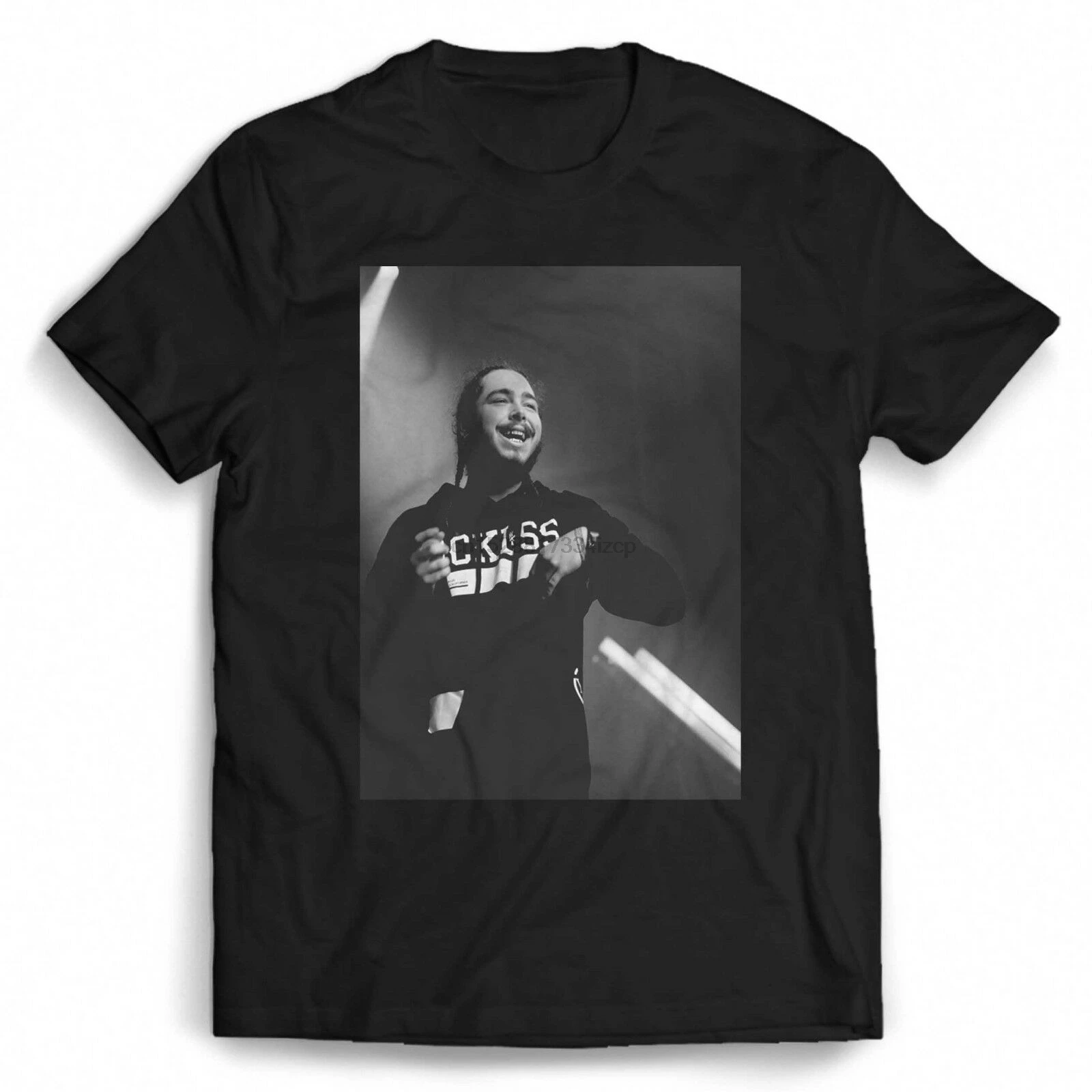 

Post Malone Monochrome Concert Man T-Shirt Top Tee for Sale Natural Cotton Tee Shirts Sleeve Summer Men T Shirt Clothing